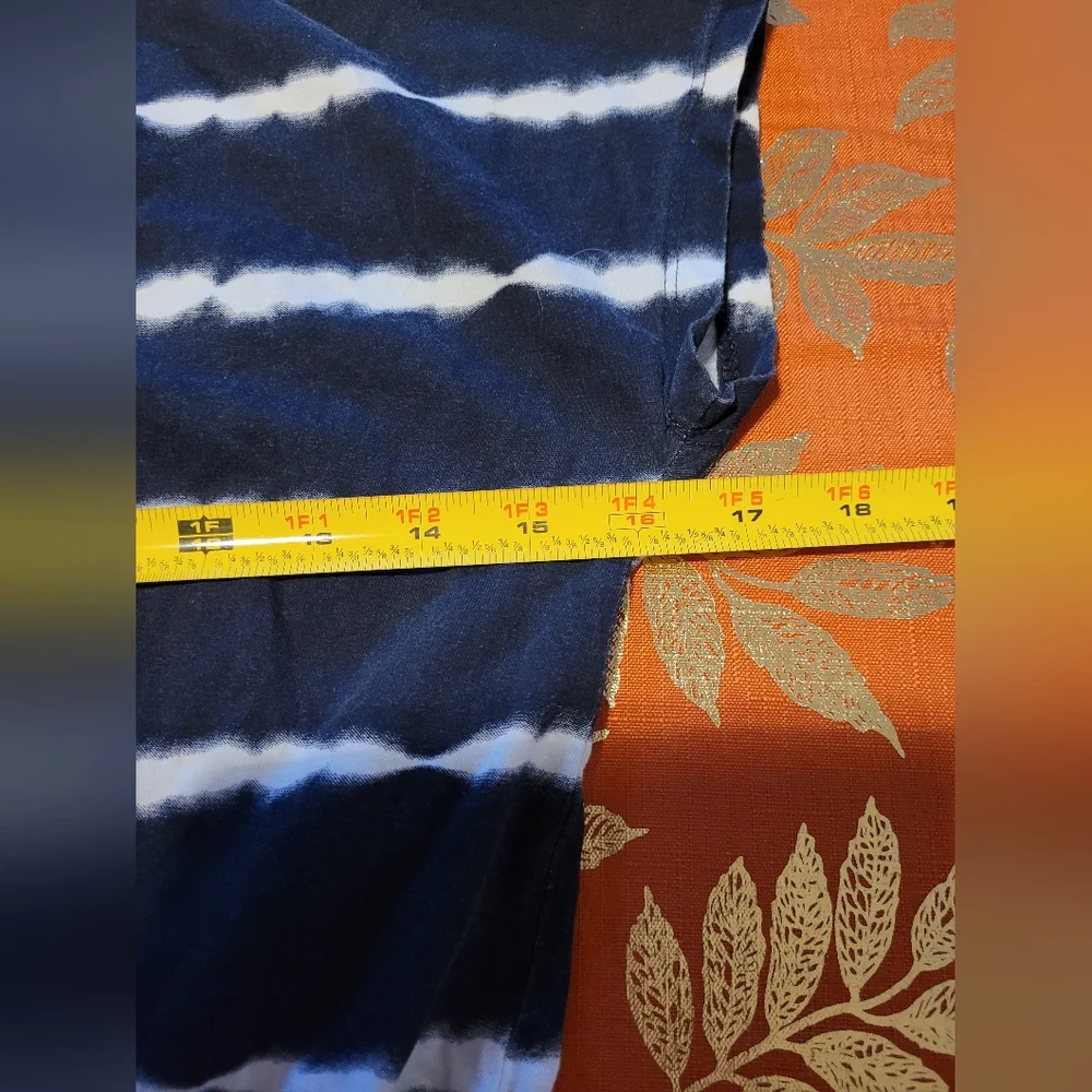 Tommy Hilfiger Sequin Colorful Rainbow Tie Dye Striped Summer Dress Size Large